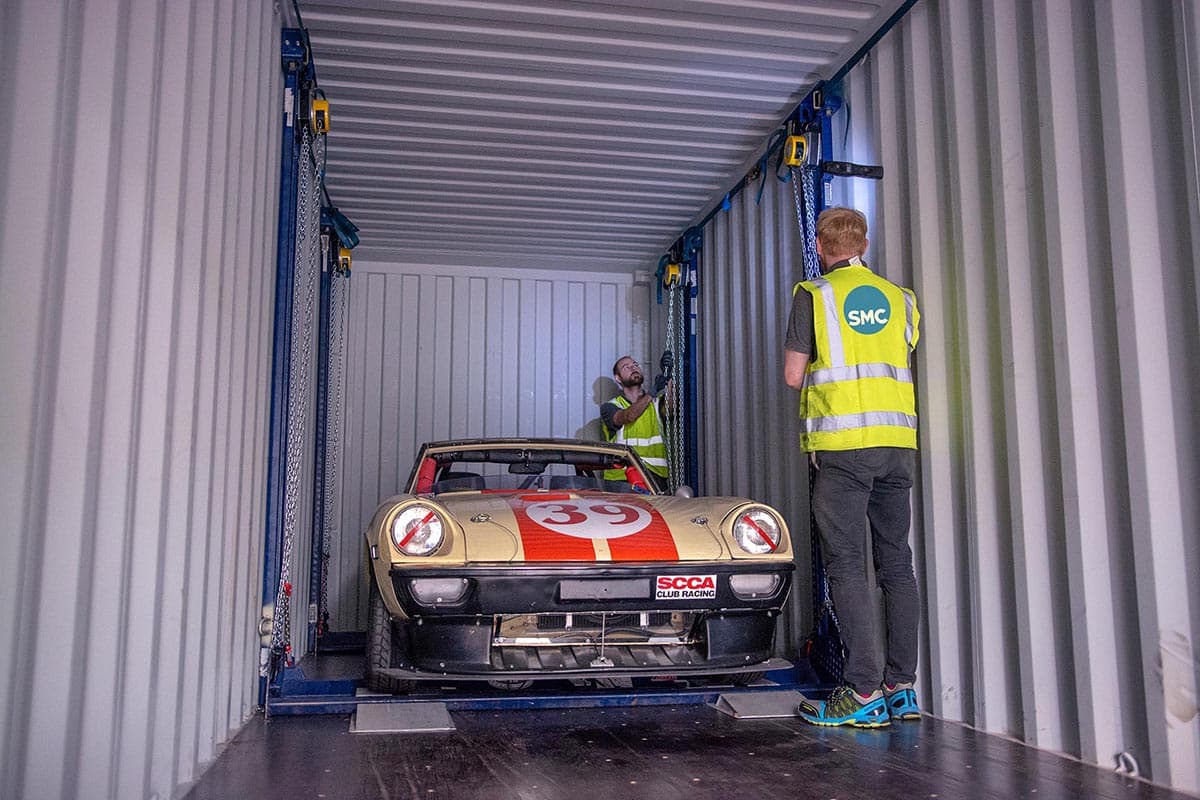 ShipMyCar new branding example 4 - container