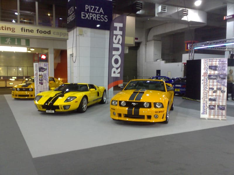 ShipMyCar at MPH show with Ford GT