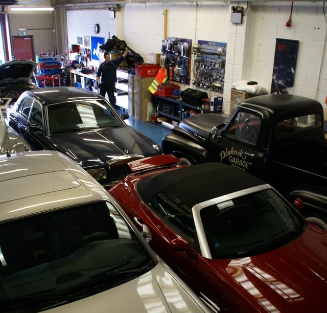 ShipMyCar's first small workshop/showroom in Milton Keynes